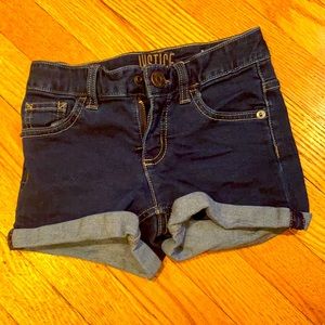 Justice size 8 Jean shorts